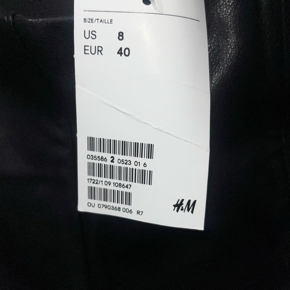 Faux Leather Pants Woman - Picture 3 of 4